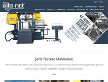 Tablet Screenshot of bekamak.com